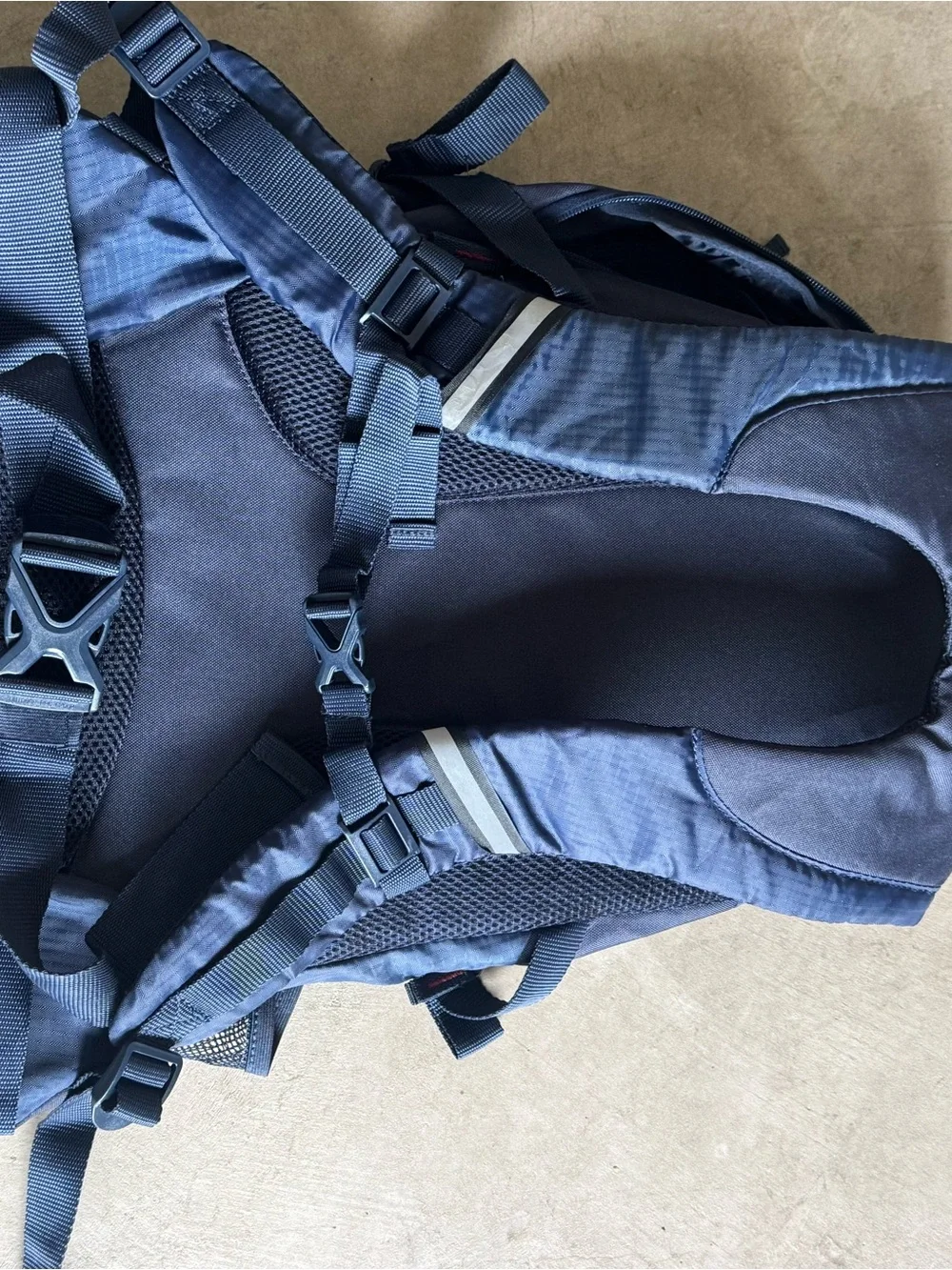 Outdoor Products Navy Blue 30L Backpack with Waist/Hip Belt